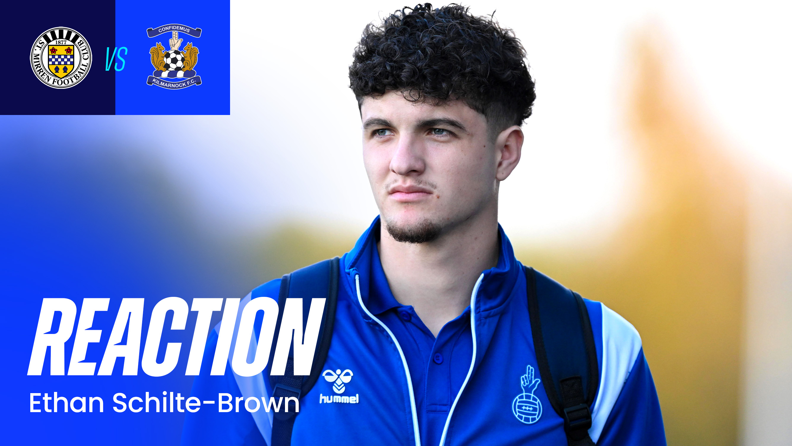 St Mirren Reaction: Ethan Schilte-Brown